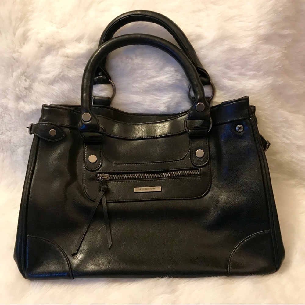 New Black Victoria’s Secret Handbag w/ Pink Lining